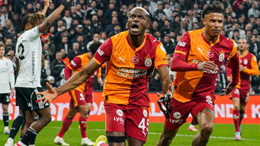 Galatasaray Beşiktaş'ı 1-0 mağlup etmeyi başardı