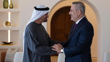 Bakan Fidan, BAE Devlet Başkanı Al Nahyan ile bir araya geldi