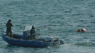 İğneada'ya sürüklenen mayın, SAS tarafından imha edildi