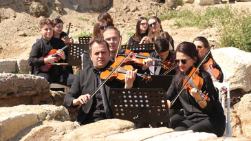 Perinthos Antik Kenti'nde yaklaşık 2 bin yıl sonra müzik yankılandı
