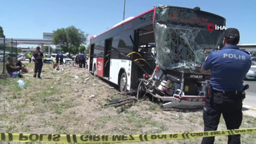 Ankara'da EGO otobüsü kaza yaptı: 1 kişi hayatını kaybetti