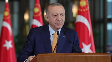 Cumhurbaşkanı Erdoğan, Letonya Cumhurbaşkanı Rinkevics ile görüştü