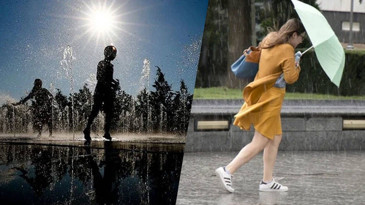 Meteoroloji haritayı değiştirdi: Bir yanda sağanak, bir yanda 40 derece