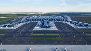 İstanbul Havalimanı'nda Fly Jordan uçağı taksi yolunda kaldı