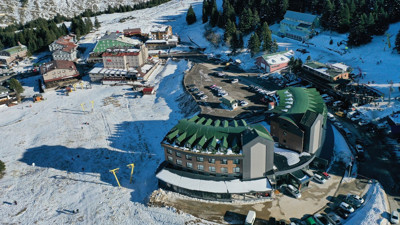 Uludağ’da kar kalınlığı 10 santimetreye yaklaştı