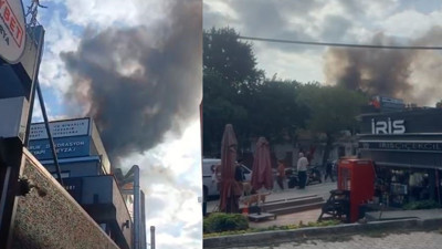 Çatıda çay demlerken kazan patladı