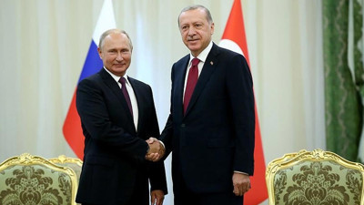 Cumhurbaşkanı Erdoğan, Putin ile görüştü