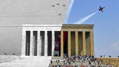 Geçmiş ve bugün tek karede! Başkent Ankara 101 yaşında