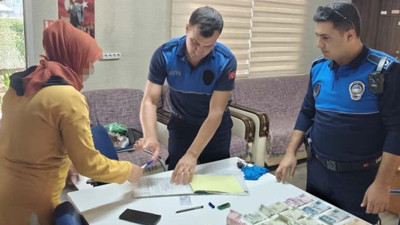 Esnaf esnaf dolaştı: Yarım saatte bin 32 lira topladı