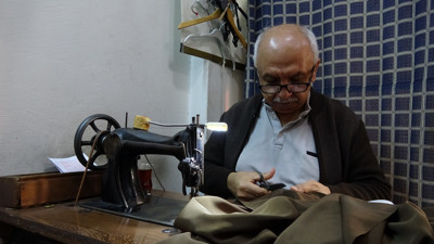 Ustasından yadigar 75 yıllık makineyle dev fabrikalara direniyor