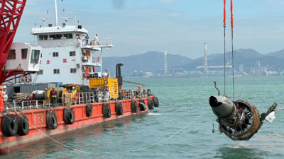 Türk şirketinin Hong Kong’da denize çakılan kargo uçağının kara kutuları bulundu