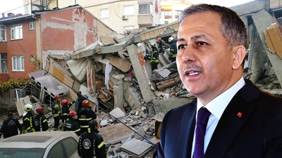 Bakan Yerlikaya'dan Gebze'de çöken 6 katlı binaya ilişkin açıklama