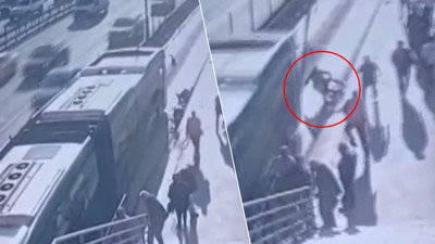 Metrobüs yolunda korkunç kaza: Engelli yolcu hayatını kaybetti