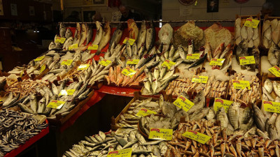 Balık tezgahlarında bolluk yok ama çeşit çok