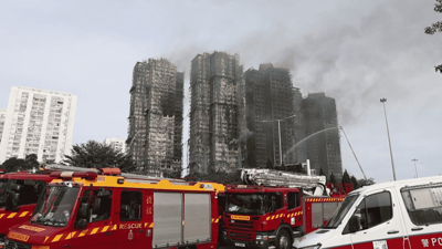 Hong Kong'daki dev yangında bilanço ağırlaşıyor! Alevler 4 binada devam ediyor
