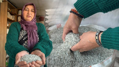 'Şifalı tuz' geçim kapısı oldu: 6 yıldır ailesini bu şekilde geçindiriyor!