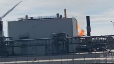 Silivri'de doğal gaz depolama tesisinde yangın çıktı