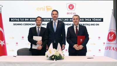 BOTAŞ, enerji şirketleri ENI ve SEFE ile iki uzun dönemli LNG anlaşması imzaladı