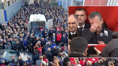 Gülşah Durbay'a son veda... Özgür Özel gözyaşlarını tutamadı