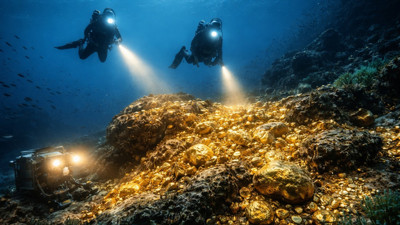 Deniz altında dev altın madeni yatağı buldular