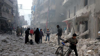 Halep'in yeniden imarı için 426 milyon dolarlık bağış