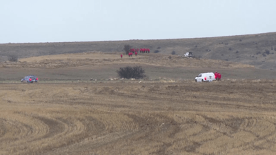 Libya askeri heyetini taşıyan jetin enkazındaki &ccedil;alışmalar s&uuml;r&uuml;yor