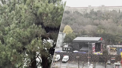 İstanbul hafta sonuna kar yağışı ile uyandı!