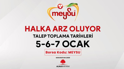 Meysu halka arz oluyor