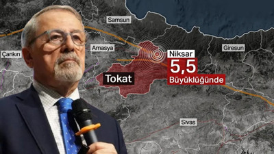 Tokat’taki 5,5 büyüklüğünde deprem sonrası Naci Görür’den ilk açıklama