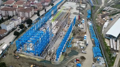 Sakarya'daki Türkiye'nin ilk hızlı tren fabrikasının yapımında yüzde 55 ilerleme sağlandı