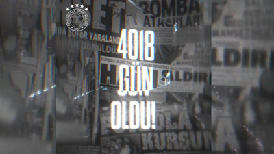Fenerbahçe’den 4 Nisan mesajı: 4018 gündür failler nerede?