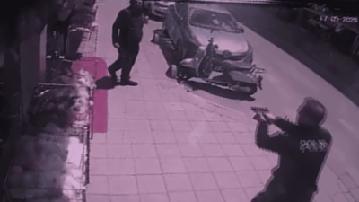 Çorlu'da 2 polisi şehit eden saldırganın yakalanma anı kamerada