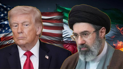 Trump'tan s&uuml;rpriz a&ccedil;ıklama:  M&uuml;cteba Hamaney ile g&ouml;r&uuml;şebilirim