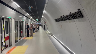 İstanbul'un yeni metrosu ilk g&uuml;nde 10 bin yolcu taşıdı