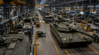 Almanya tank &uuml;reticisi KNDS'nin y&uuml;zde 40'ını satın alıyor
