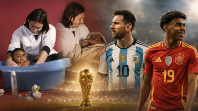 Messi'nin k&uuml;vette yıkadığı bebek d&uuml;nya yıldızı oldu: 19 yıl sonra tarihin en &ouml;zel buluşması