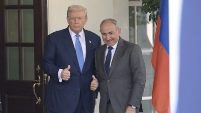 Ermenistan Başbakanı Paşinyan, ABD Başkanı Trump ile g&ouml;r&uuml;şt&uuml;