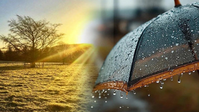 Termometreler y&uuml;kselirken yağmur da geliyor: İşte bug&uuml;n&uuml;n hava tablosu