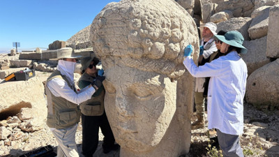 Nemrut&rsquo;un dev heykellerine 5 yıllık koruma kalkanı