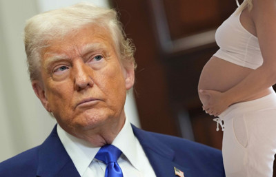 Trump'tan hamilelere: Dişinizi sıkın