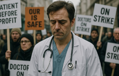 Doktorların grevi grip salgınına denk geldi