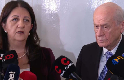 DEM Parti heyetinden Devlet Bahçeli'ye ziyaret