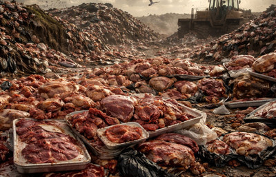 94 milyar dolarlık et çöpe gidecek