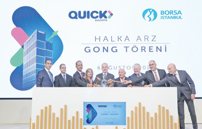 Borsa İstanbul’da gong Quick Sigorta için çaldı