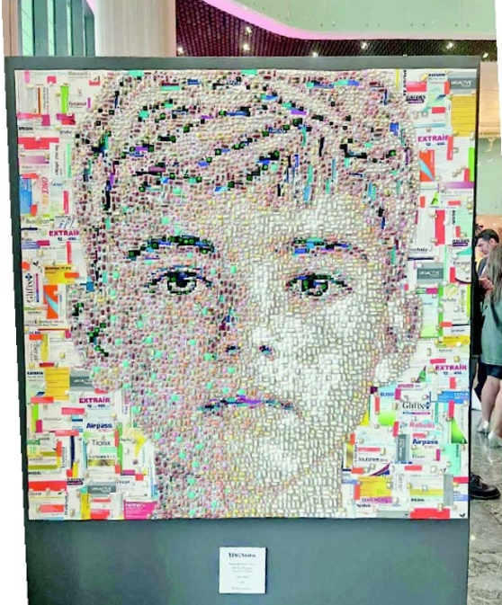 Tıbbi atıklar sanat eseri oldu - Resim : 2