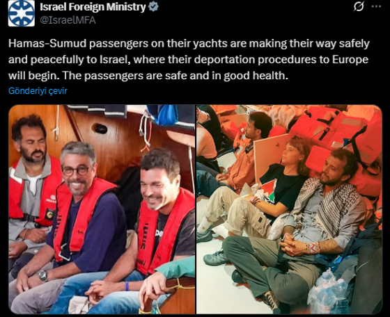 Küresel Sumud Filosu'na İsrail'den müdahele! 1'i hariç tüm tekneler durduruldu: Dakika dakika tüm gelişmeler.. - Resim : 5