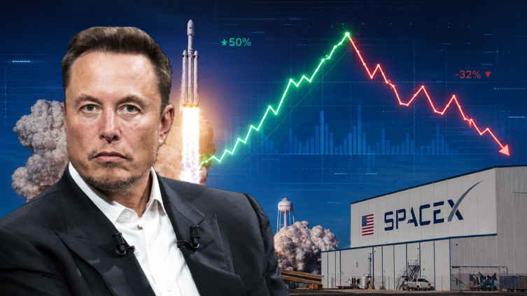 SpaceX hisselerinde dalgalı seyir: Rekor yükseliş sonrası sert düşüş