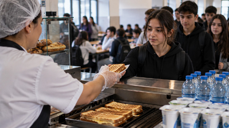 Okul kantinlerinde yeni fiyatlar belli oldu: Tost 100 TL, suya zam yok