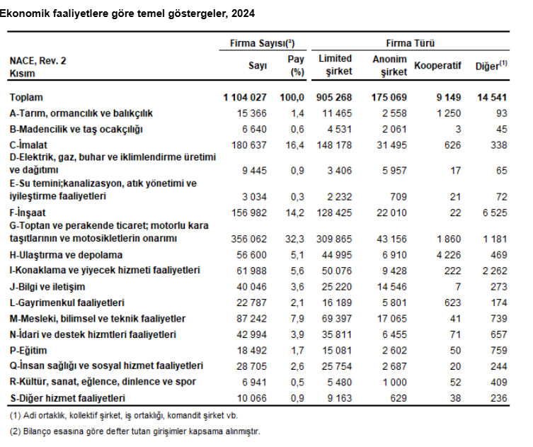 Türkiye'deki firmaların aktif büyüklüğü belli oldu - Resim : 1