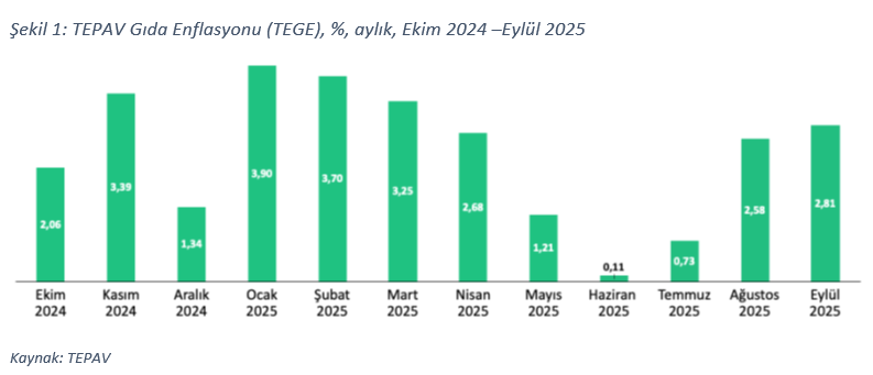 Son dakika... TEPAV eylül ayı gıda enflasyonu oranını açıkladı: Son 6 ayın en yükseği - Resim : 1